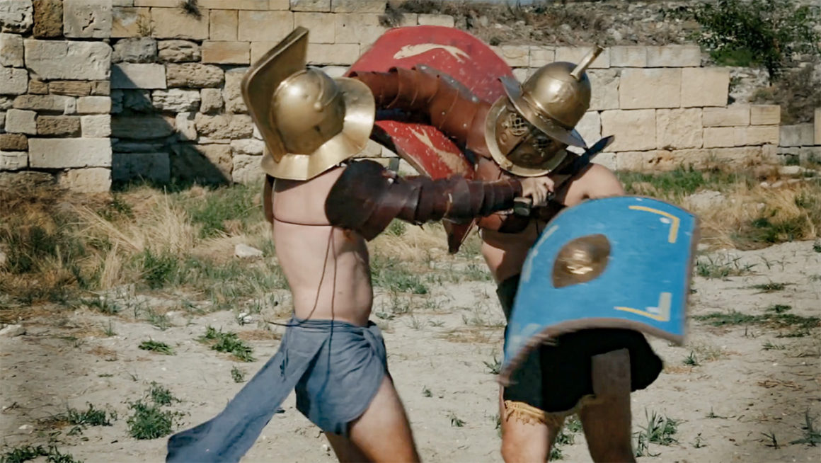 Anceint Roman Gladiator Combat